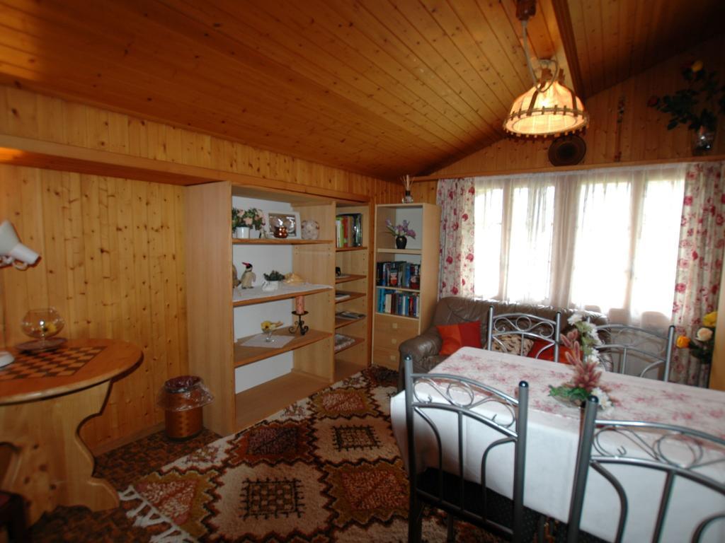 Pristine Home In A Charming Village Large Grassy Sunbathing Area View Of The M Nch And Jungfrau Wilderswil Exterior photo